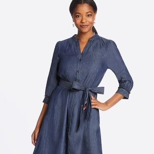 NWT Draper James Chambray Shirt Dress